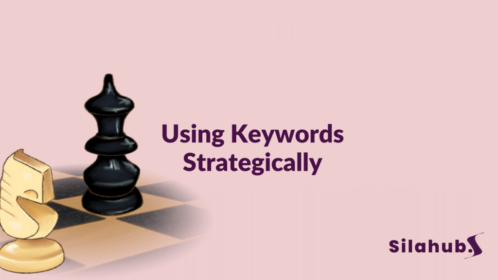 using keywords strategically